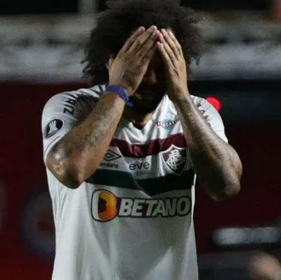 Foto de Marcelo, en nota de que el jugador por fea lesión en Libertadores fue expuesto por periodista Jorge Barraza.