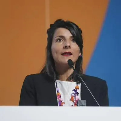 Irene Vélez, exminsitra de Minas, a quien Petro le acaba de aceptar la renuncia.