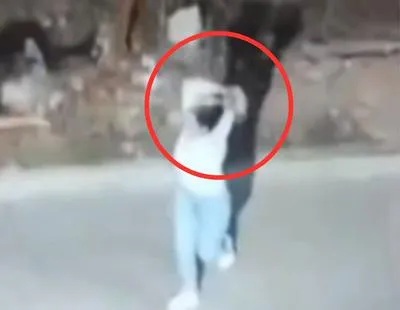 Captura de video de mujer agresiva en Valledupar. 