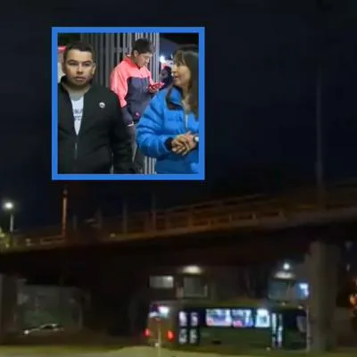 Dos ciclistas fueron robados en Bogotá en sitio conocido como puente del terror. Les robaron bolsos, dinero, celulares y los golpearon. 