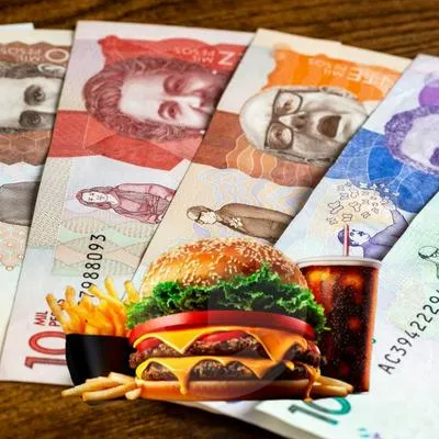 Índice Big Mac ubicó séptima a Colombia en devaluación de la moneda.