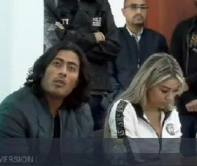 Nicolás Petro y Day Velásquez en audiencia