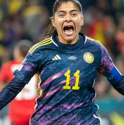 Foto de Catalina Usme, en nota de que la delantera de Selección Colombia en Mundial Femenino se abrió entre lágrimas