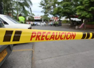 Escena de crimen. En relación con riña entre familias terminó en tragedia