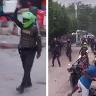 Fiesta de cumpleaños de famoso barrio terminó en tragedia; hasta la Policía llevó piedras.