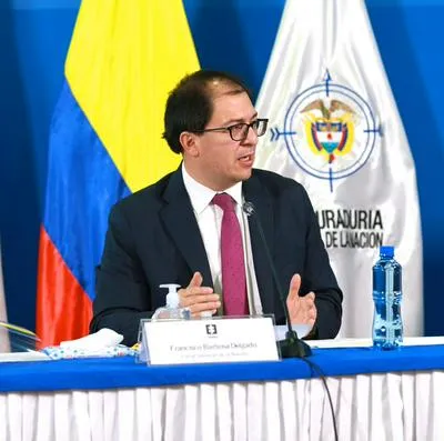 Francisco Barbosa, fiscal general de Colombia, contra quien el Eln estaría planeando un atentado.