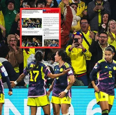 La prensa de Inglaterra habla de la Selección Colombia Femenina en el Mundial, que será el próximo rival de ese país. Hablan de "cuento de hadas". 