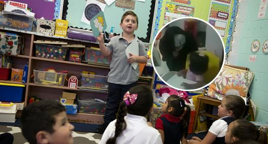 Video maestra asusta a niños en guardería
