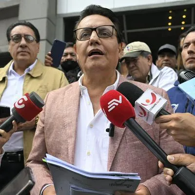 El asesinado candidato presidencial ecuatoriano Fernando Villavicencio.