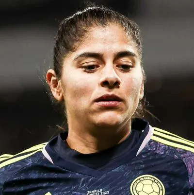 Foto de Catalina Usme, en nota de que a la delantera por Selección Colombia en Mundial Femenino la miran en Argentina.