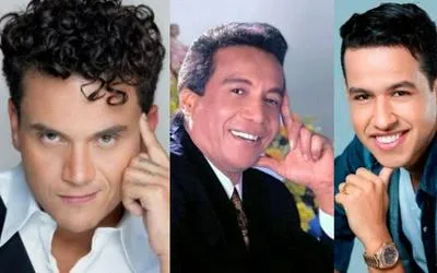 Diomedes Díaz, Silvestre Dangond y Martín Elías. En relación con canción juntos según IA.