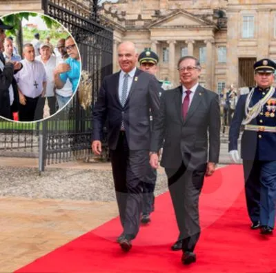 Presidente suizo caminó por Buenaventura antes de reunirse con Petro en Bogotá.