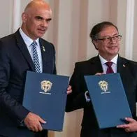 Culmina visita del presidente de Suiza a Colombia, llegaron a acuerdos