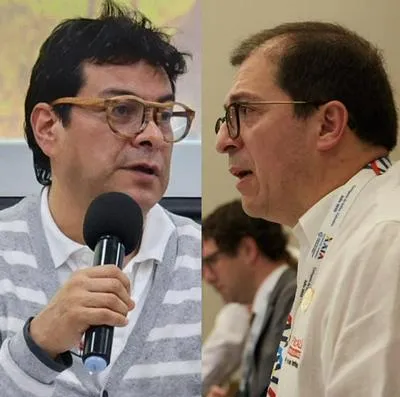El comisionado de paz, Danilo Rueda, y el fiscal general, Francisco Barbosa, enfrentados por denuncia de atentado del Eln.
