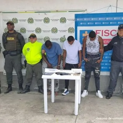 La Policía, en conjunto con el CTI y el Ejercito Nacional, dieron captura a tres hombres en el Valle del Cauca.