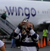 Foto de pasajeros de Wingo, en nota de que esa aerolínea dio anuncio en Colombia sobre vuelos a Venezuela y dijo qué planes tiene