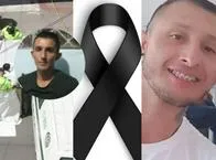 Edwin Sánchez Roa, la víctima y  Jairo Hernández Rojas, el agresor.