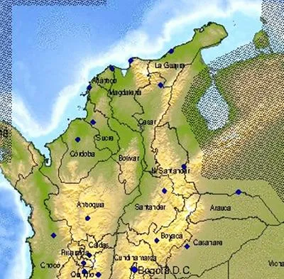  Mapa de temblor en Colombia hoy viernes 11 de agosto de 2023 con epicentro en Antioquia.