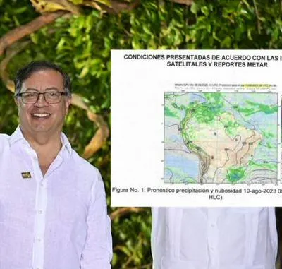 Gustavo Petro, presidente de Colombia, que demoró vuelo de vuelta de Brasil y Presidencia explicó por qué.