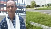 José Castellano, el hombre que perdió un dedo en accidente.