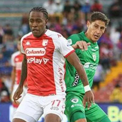 Así fue el partido por la fecha 5 de la Liga BetPlay entre Santa Fe y La Equidad, en El Campín, en un juego que terminó en tablas.