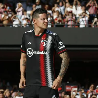 James Rodríguez debutará con Sao Paulo contra el Flamengo de Río.