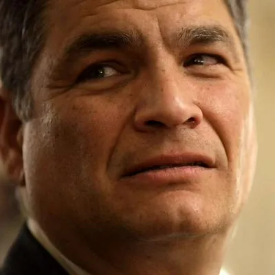 Foto de Rafael Correa, en nota de que el expresidente de Ecuador dijo que asesinato de Fernando Villavicencio es complot.