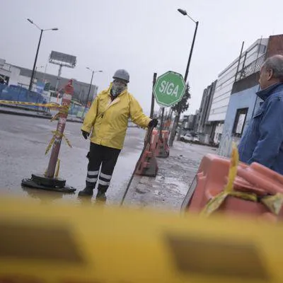 Construcciones de neuvas troncales de Transmilenio, que estaría retrasadas.