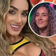 Fotos de Alejandra Martínez y Kelly Ríos, en nota de que Aleja por Desafío (Caracol) paró a Guajira por pulla a triunfo con burla (video)