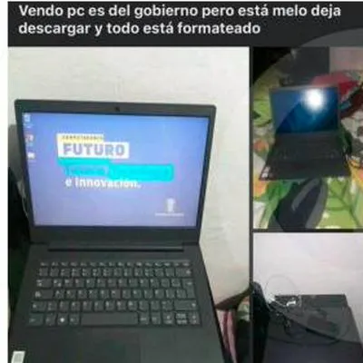 Por Facebook están ofreciendo los computadores que la Alcaldía entrega en Medellín