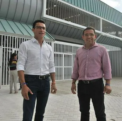 Carlos Caicedo y Rafael Alejandro Martínez, fueron alclades de Santa MArta y hoy son investigados por la Procuraduría por contratación irregular.