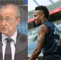 Florentino Pérez envió un emotivo mensaje de apoyo a Courtois, Militão y Güler