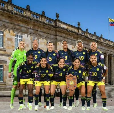 Selección Colombia Femenina que se será homenajeada en el Congreso por su participación en Mundial Femenino.