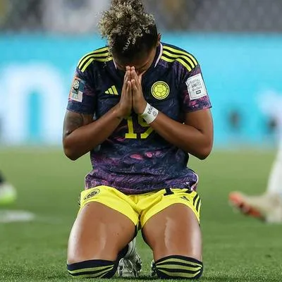 Foto de Jorelyn Carabalí, en nota de que Selección Colombia luego de Mundial Femenino hizo video para la jugadora.