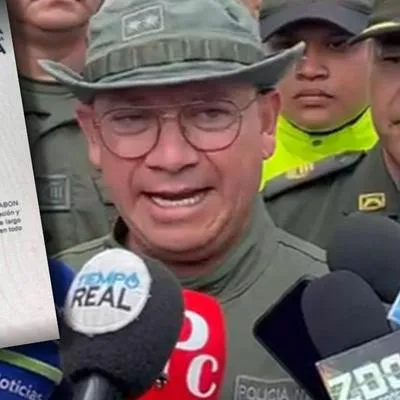 Brigadier general de la Policía Carlos Rojas, que desmintió prohibición de uso de armas de largo alcance en Cauca.