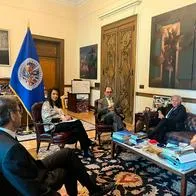 Fiscal Barbosa en la CIDH, donde pidió medidas cautelares ante presunto atentado del Eln en su contra.