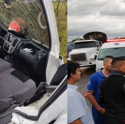 Accidente de tránsito: conductor de bus escolar se chocó y dijo que lo robaron