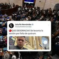 Por tercera vez fue aplazado el debate en el Congreso que busca reducir el salario de los congresistas. Senadores se van cuando hay que discutir propuesta.