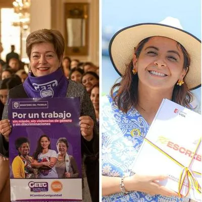 Gloria Inés Ramírez, ministra de Trabajo; Jhenifer Mojica, ministra de Agricultura; William Camargo, ministro de Transporte. Quienes recibieron regaño de Petro por baja ejecución presupuestal.