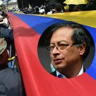 Gustavo Petro criticó las marchas contra su Gobierno hoy, que hace la oposición