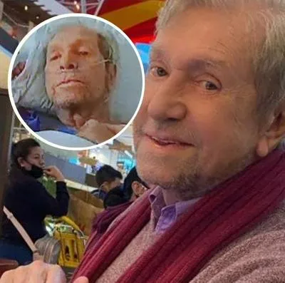 Fotos de Julio César Luna, en nota de que el actor que brilló con Caracol y RCN estuvo delicado de salud.