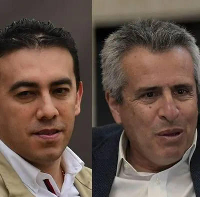 Alexander Vega y Luis Fernando Velasco, que tuvieron un enfrentamiento por la seguridad para las elecciones 2023.
