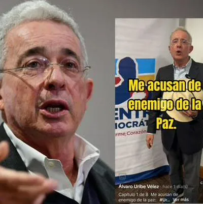 El expresidente Álvaro Uribe mostró su descontento y respondió a polémicas: dijo que no era enemigo de la paz y mostró números de su gobierno.