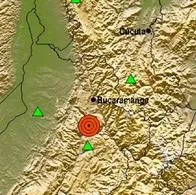 Nuevo temblor en Colombia este viernes 18 de agosto. El sismo tuvo epicentro en Santander y se sintió (muy fuerte) en varias partes del país. 