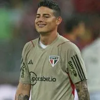 James Rodríguez llegó pisando duro a Sao Paulo y con reclamo se hizo sentir en el camerino
