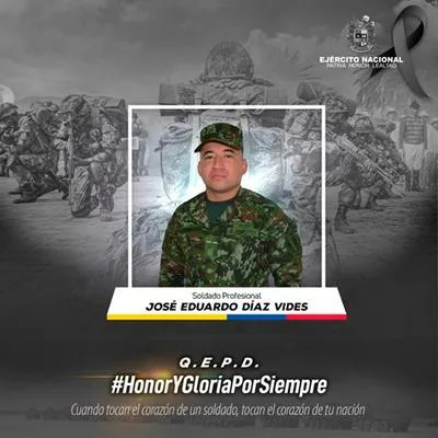 Luto en Chimichagua: familiares esperan el cuerpo del soldado José Díaz, asesinado en Norte de Santander, habrían sido disidencias de las Farc.