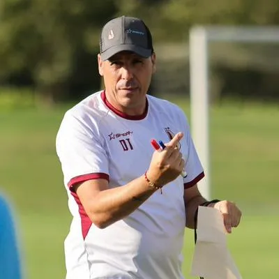 Juan Cruz Real, actual técnico del Deportes Tolima habló sobre la lista de convocados y por qué no la revela.