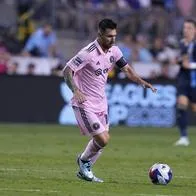 Lionel Messi en partido vs  Philadelphia Union.