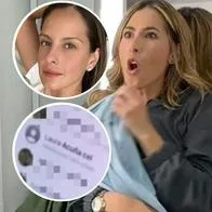 Fotos de Carolina Soto y Laura Acuña y de pantallazo del video, en nota en la que Soto dijo por qué bloqueó en celular a Acuña; la pillaron.