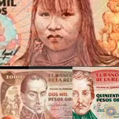 Así eran los billetes y monedas en Colombia que hoy ya no circulan. En 2016 el Banco de la República presentó la nueva familia de billetes y monedas.